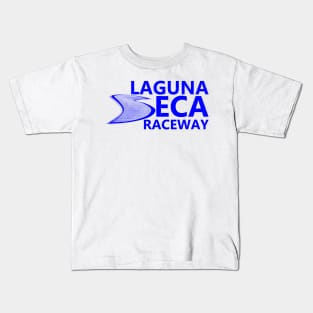 Laguna Seca Raceway Corkscrew Kids T-Shirt